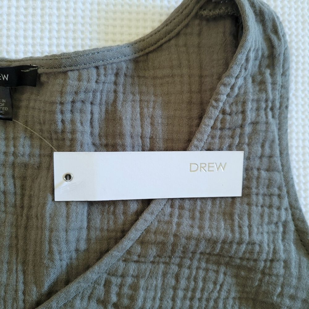 ✨️HP✨️ DREW Sage Colored Tank Dress - NWT - Picture 5 of 13